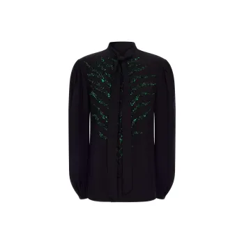 Roberto Cavalli Sequin embellished Blouse