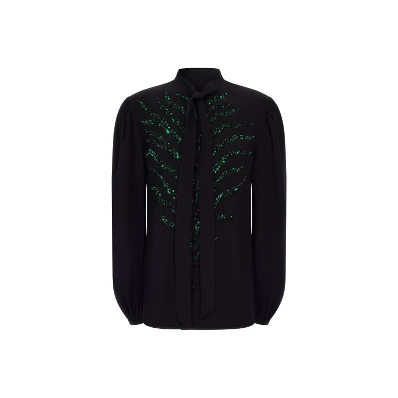 Roberto Cavalli Sequin embellished Blouse-0