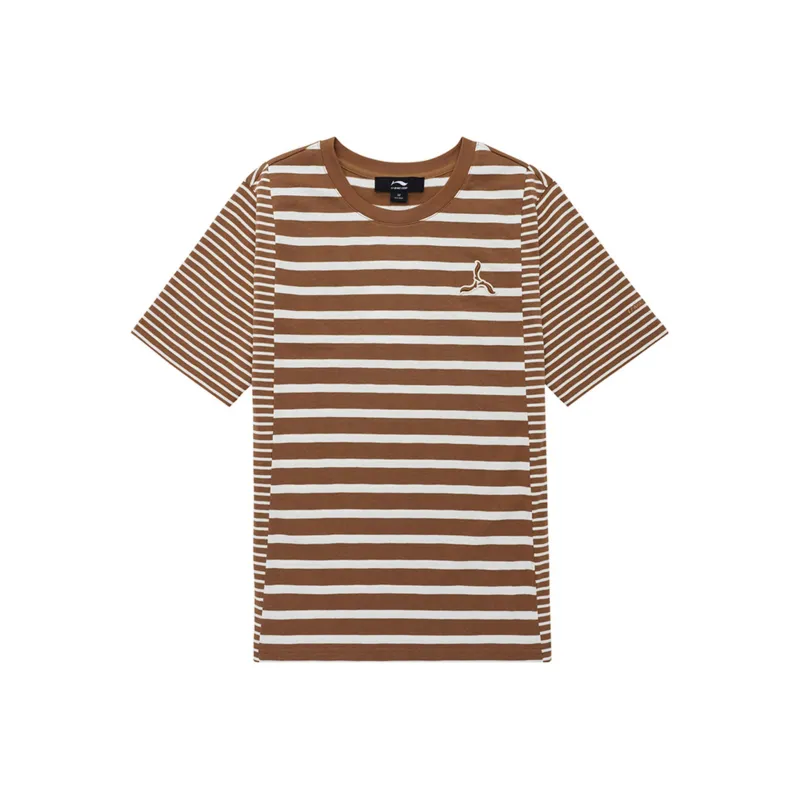 LI NING 1990 T Shirts Women's Camel Khaki-0