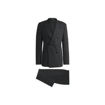 HUGO BOSS Business Suit Men's Gray