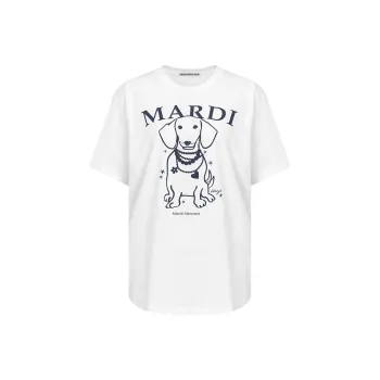 MARDI MERCREDI T Shirt Women's Korean Style