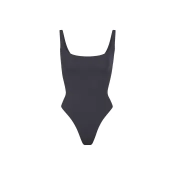 SKIMS FITS EVERYBODY SQUARE NECK BODYSUIT Jumpsuit Women's GRAPHITE/Graphite