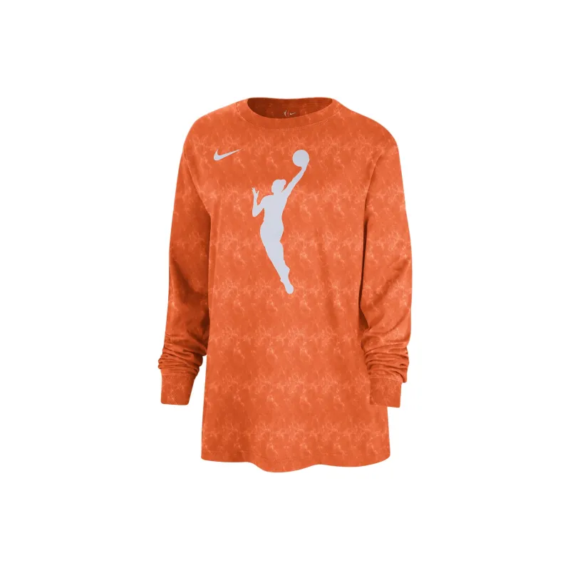 Nike T Shirts Women's Orange-0