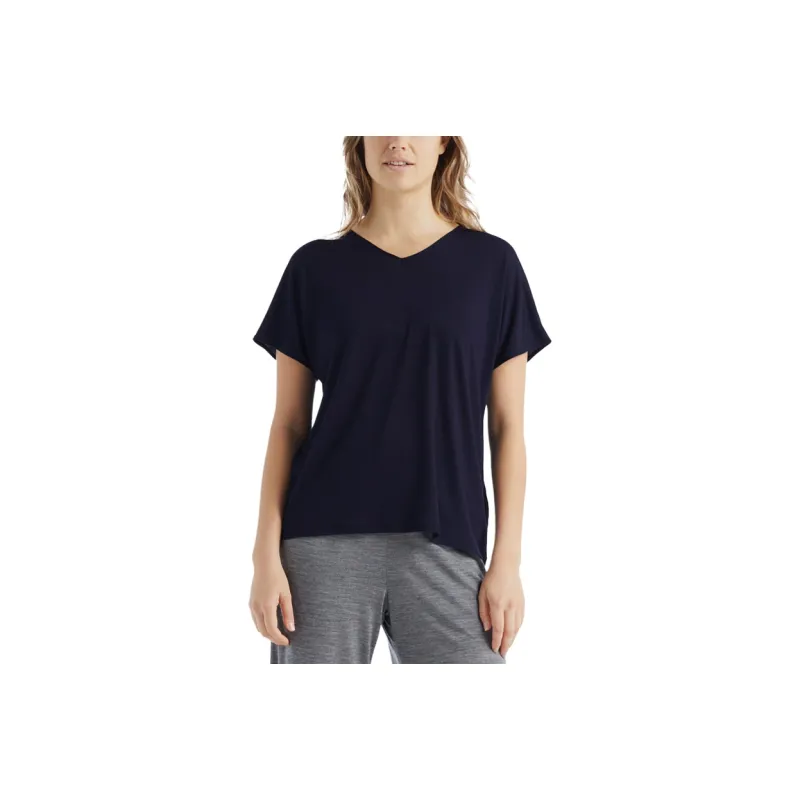 Icebreaker T Shirt Women's Midnight Blue-0