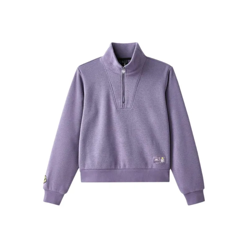 Skechers Sports Life Collection Sweatshirt Women's Grape Bowl Purple-0