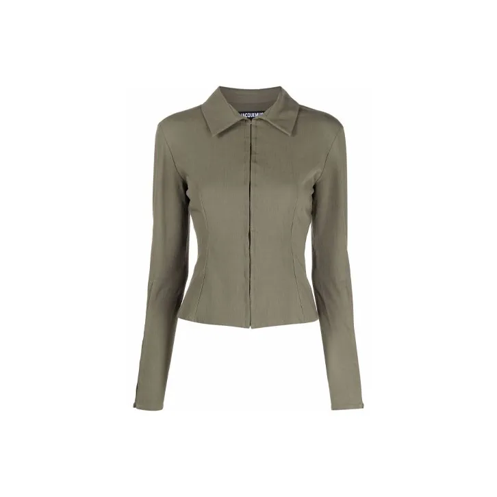 Jacquemus La Chemise Obieu Shirt 'Khaki'-0