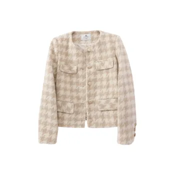 XIANGYING Jackets & Coats Women's Beige