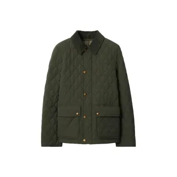 Burberry Logo Patch Quilted Jacket