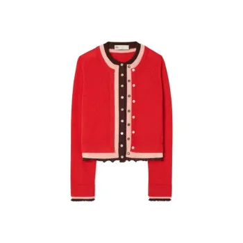 TORY BURCH SS23 Cashmere Sweater Women's Red