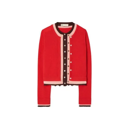 TORY BURCH SS23 Cashmere Sweater Women's Red