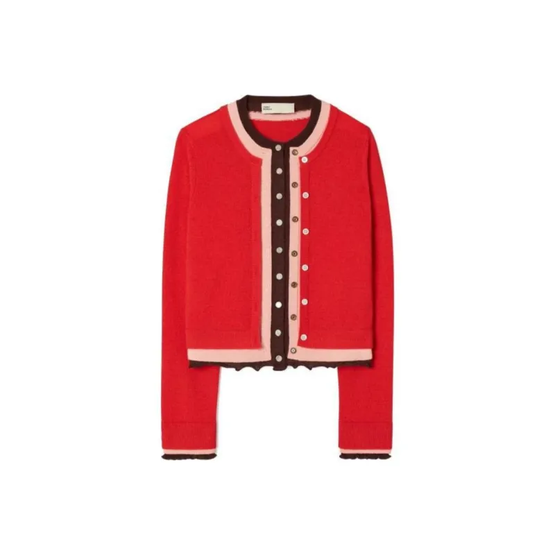 TORY BURCH SS23 Cashmere Sweater Women's Red-0