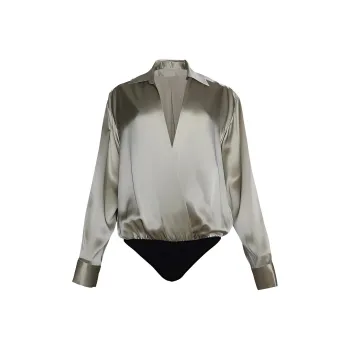 Christopher Esber Long sleeve Silk Shirt