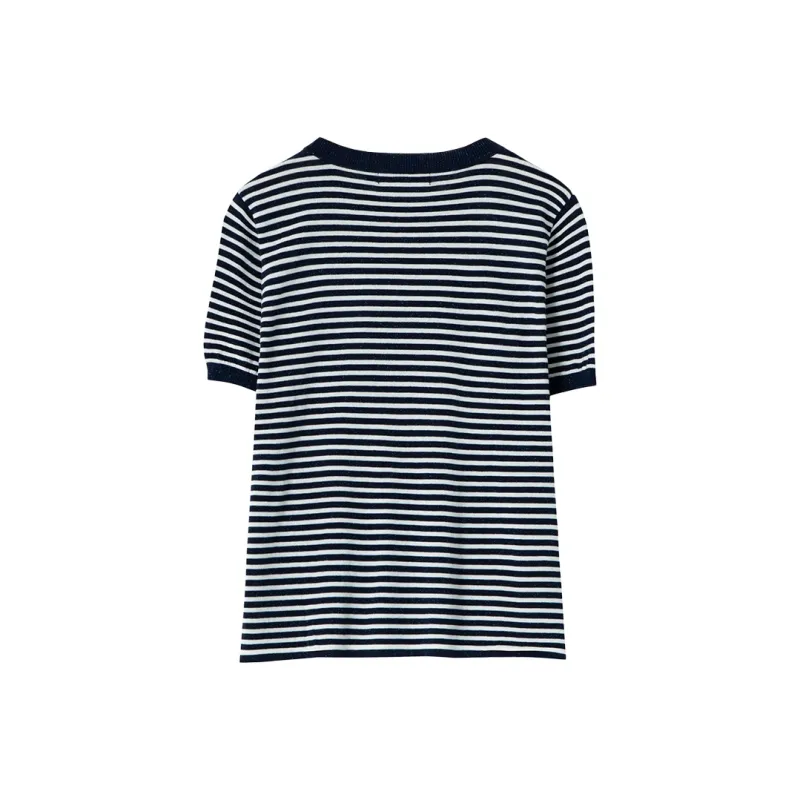 SOON FLOWER Knitwear Women's Striped Top-0