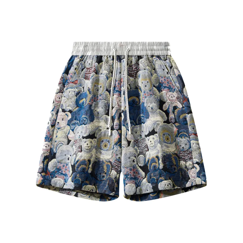 Paddy Julia Casual Shorts Unisex Blue Bear-0