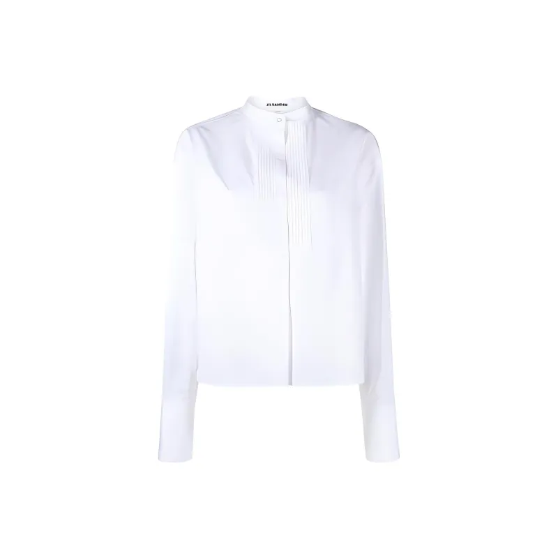 JIL SANDER Long Sleeved Poplin Shirt-0