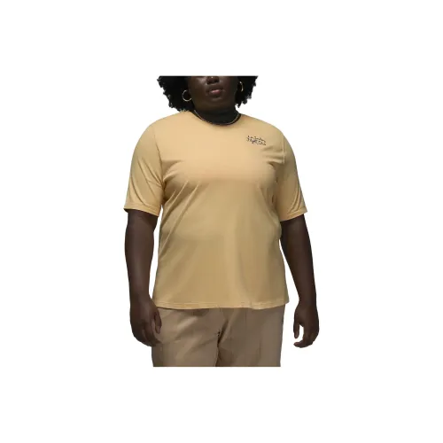 JORDAN T Shirts Women's Yellow