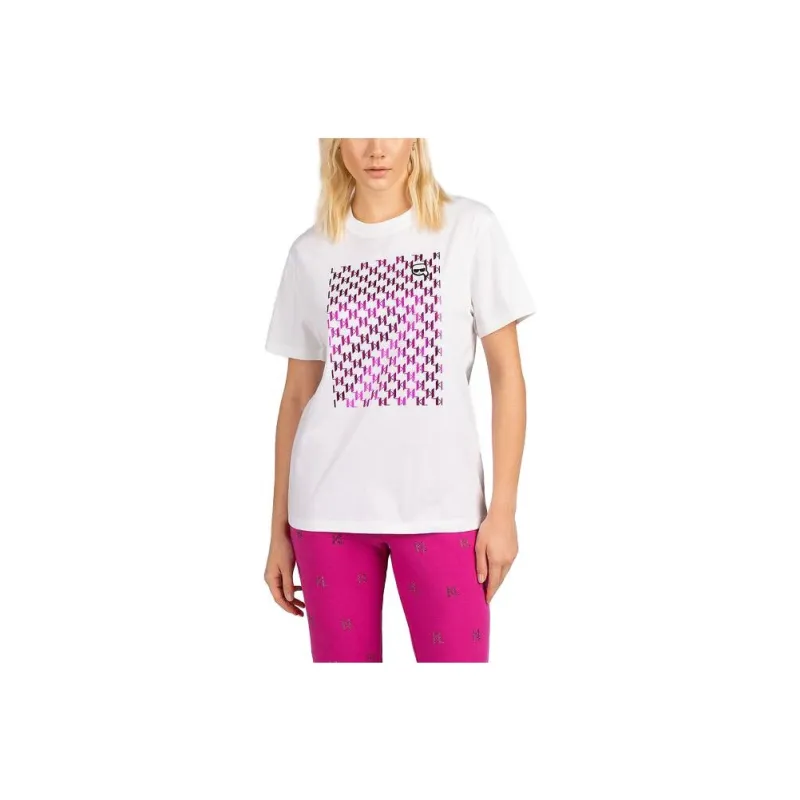 KARL LAGERFELD / Karl Lagerfeld Jeans T Shirts Women's White-0