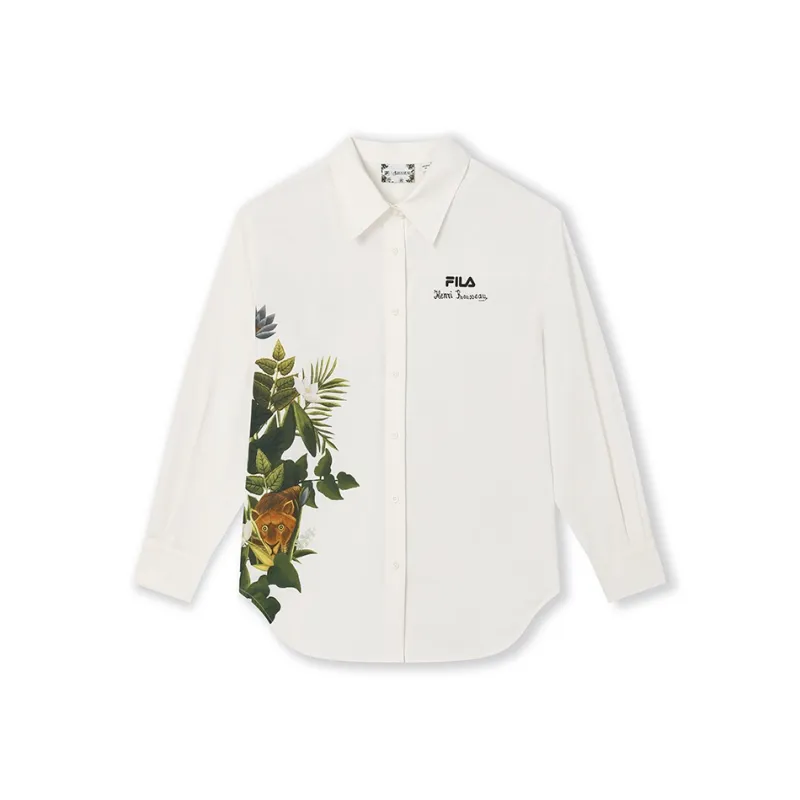 FILA x LUSUO Shirt Women's Oatmeal Beige-0