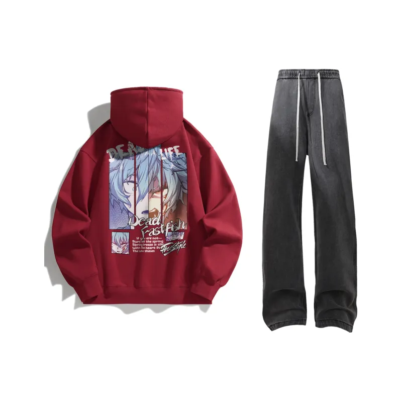 FASTFISH x SHENGSIJUELIANMINGKUAN Sweatshirt Set Unisex-10