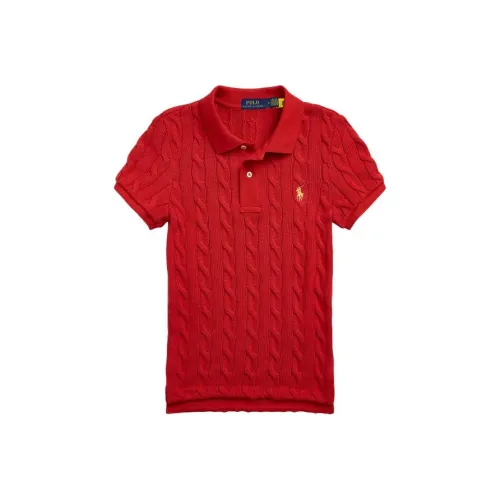 Polo Ralph Lauren SS24 Polo Shirt Women's Red