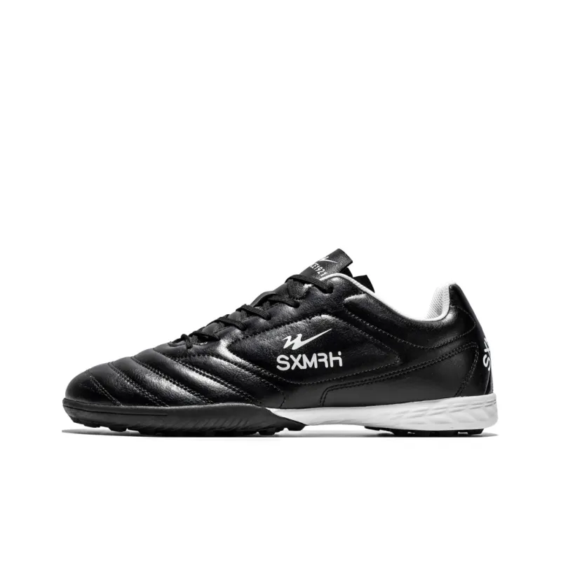 Binary TF Rubber Broken Studs Cushioning Abrasion Resistant Lightweight Slip Resistant Soccer Shoes Unisex Black-0