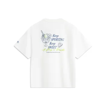 LiNing Sports Trend Series T Shirt Women's Ivory