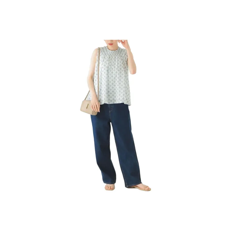 Beams Shirts Women's Gray White-0