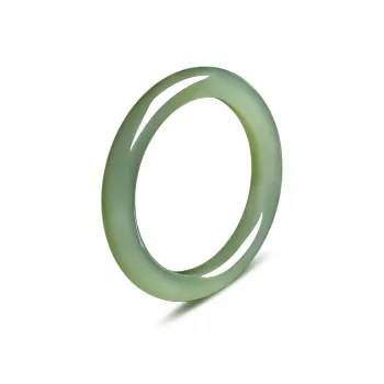 Beth Jewelry Hetian Jade Bangles Green Jade Women's