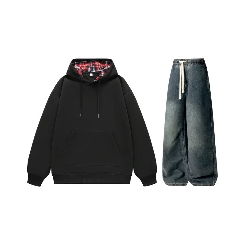 A.X.S.K Sweatshirt Sets Unisex-34