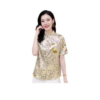 Yi Mengyuan Heavyweight Mulberry Silk Silk Shirt Women's
