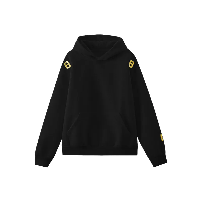 PAZZO Fashion Sports Loose Fit Long Sleeved Hooded Top Unisex-10