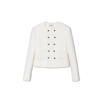 COVERINS Jackets Coats Women's Raw White