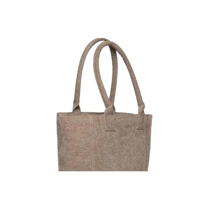 ISABEL MARANT Yenky Logo Embroidered Small Top Handle Bag-4