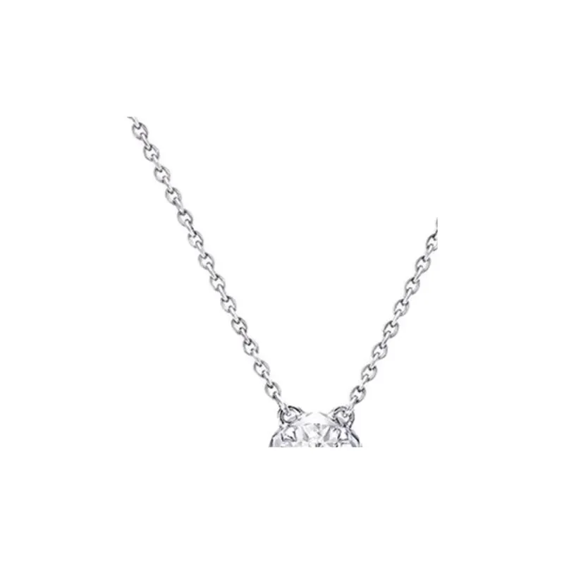 Graff 18K White Gold Necklaces Women's Silver-1