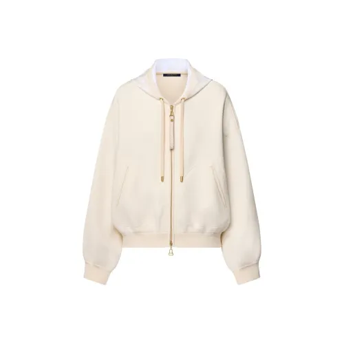LOUIS VUITTON Monogram Accent Knit Hoodie