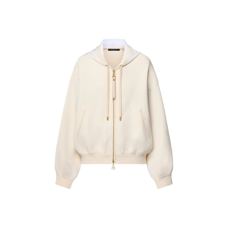LOUIS VUITTON Monogram Accent Knit Hoodie-0