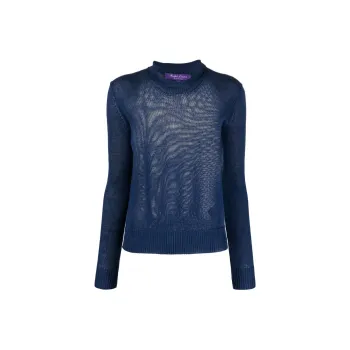 Ralph Lauren Collection Ribbed knit Long sleeved Pullover