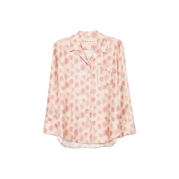 MARNI Animal Printed Straight Hem Shirt