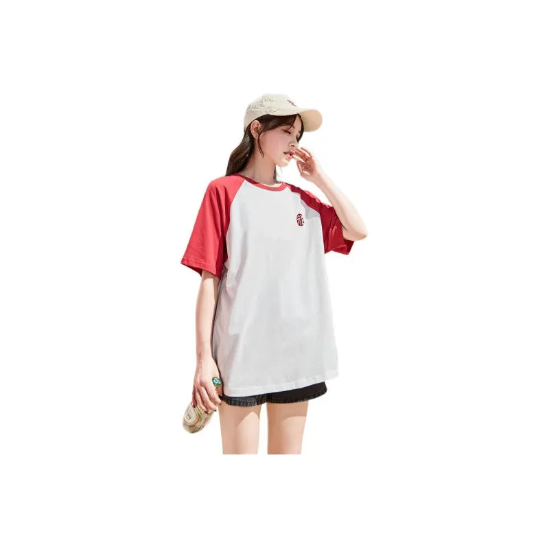 Tonlion Raglan Sleeve T Shirt Women's-1