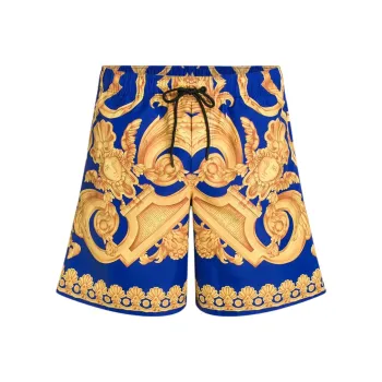 VERSACE SS24 Casual Shorts Men's Blue