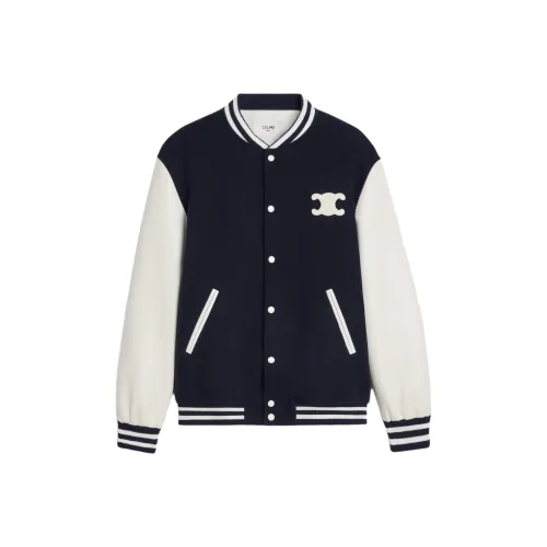 CELINE Teddy Varsity Royals In Textured Wool