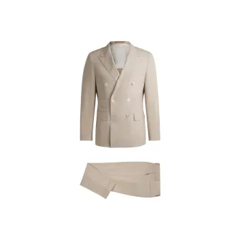 HUGO BOSS Business Suits Men's Light Brown