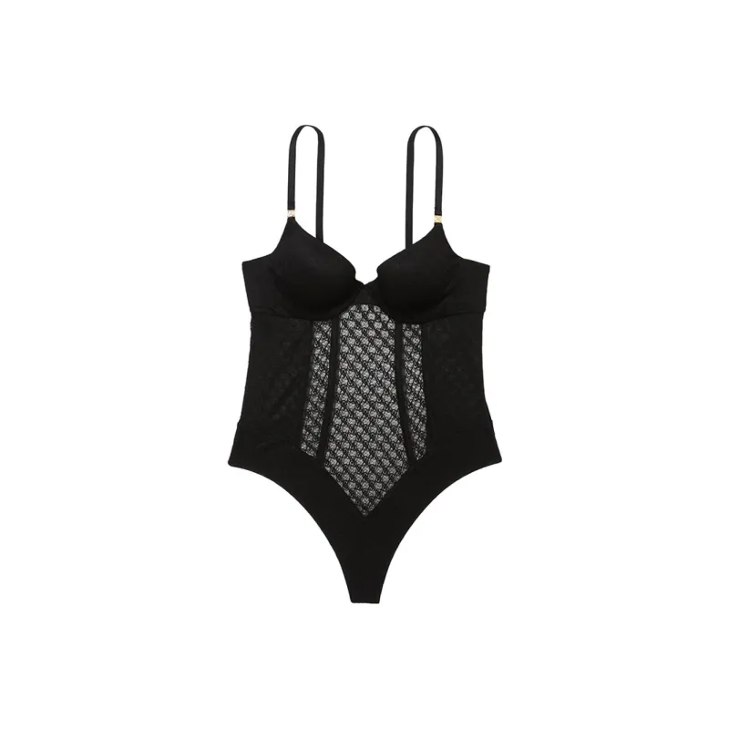 Victoria's Secret Bodysuits Women's Black-0