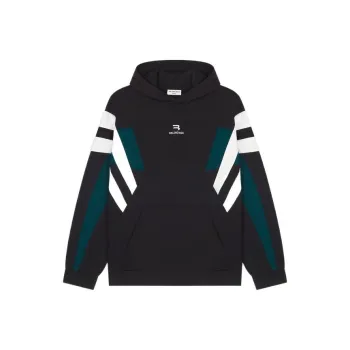 Balenciaga Track Embroidered Hoodie 'Navy'