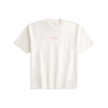 Hollister T Shirts Men Cream