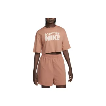 Nike T Shirts Women's Earth Red