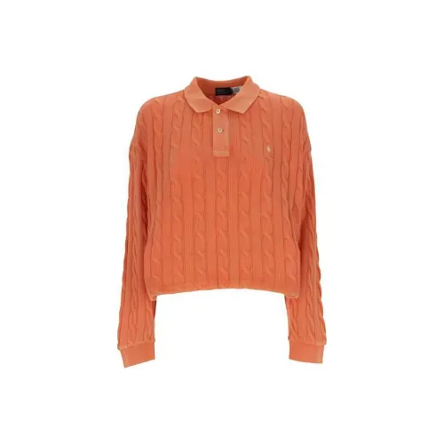 Polo Ralph Lauren SS23 Polo Shirt Women's Orange