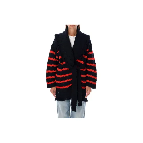 Alanui The Mariner Striped Chunky-knit Cardigan