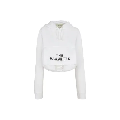 FENDI By Marc botas Jersey Sweatshirt White