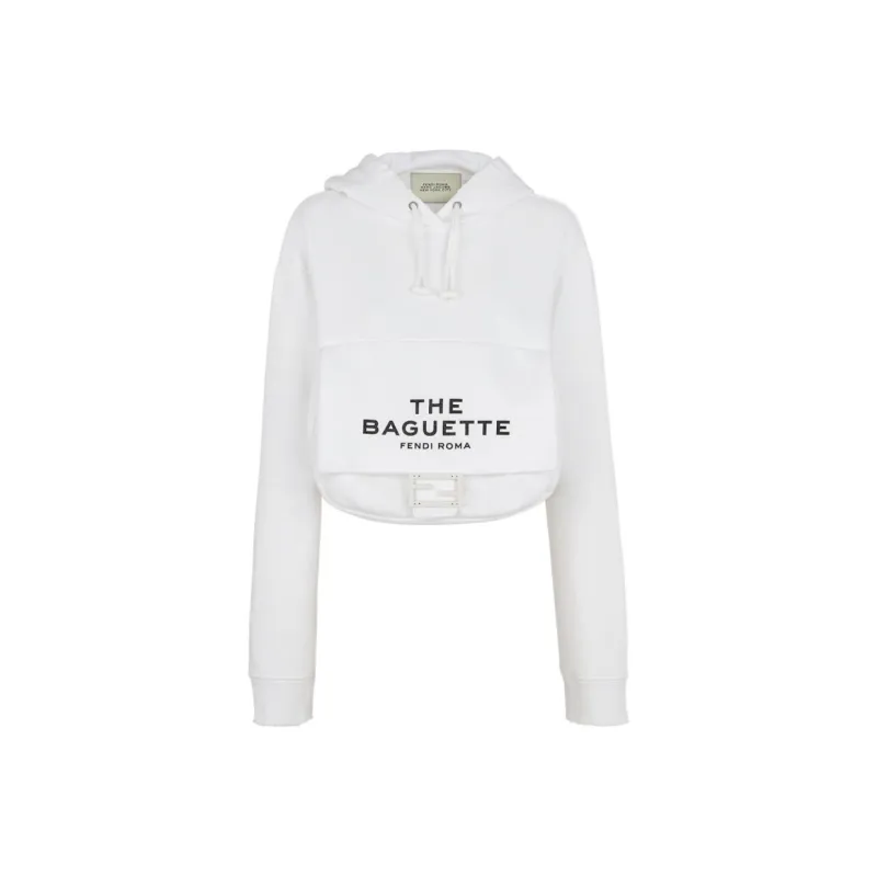 FENDI By Marc Jacobs Jersey Sweatshirt White-0